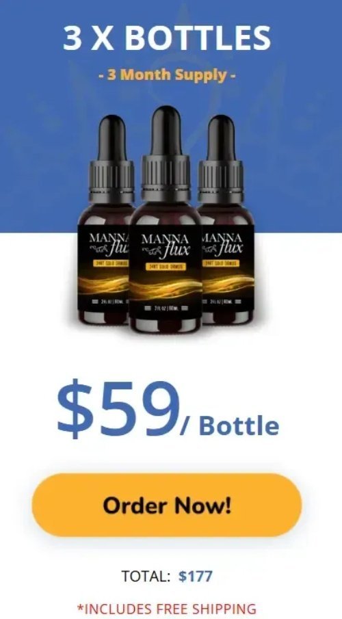 MannaFlux Buy 3 Bottles